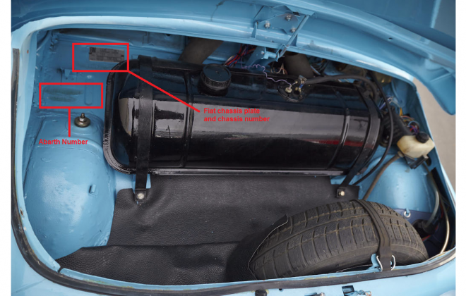 Classic Fiat 500 Chassis Number Location